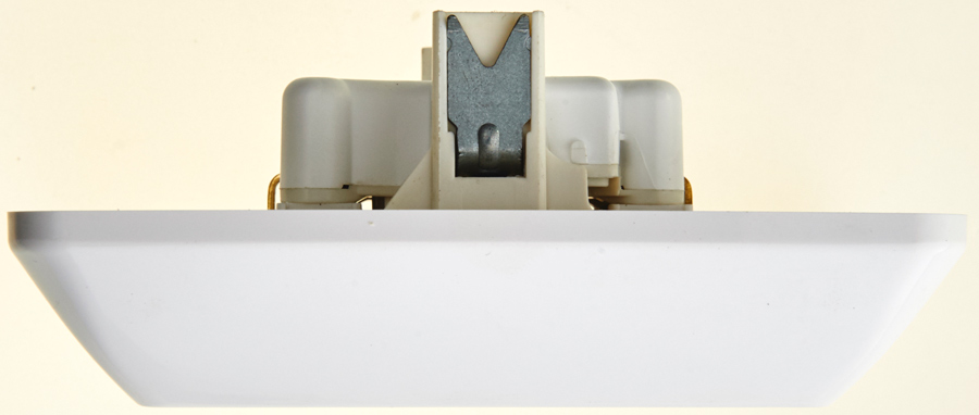 ПРИМА Розетка двойная скрытая белая с заземлением и шторками 16А 250В RS16-212-BI Systeme Electric - превью 5