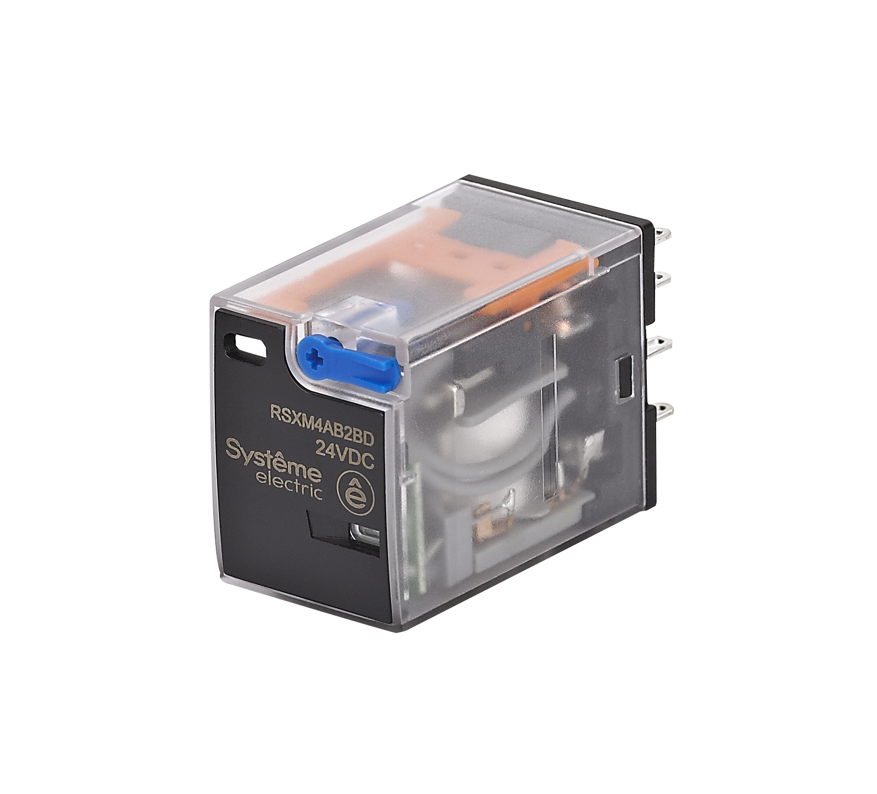 Реле промежуточное 6A 4CO 24VDC тест кнопка LED