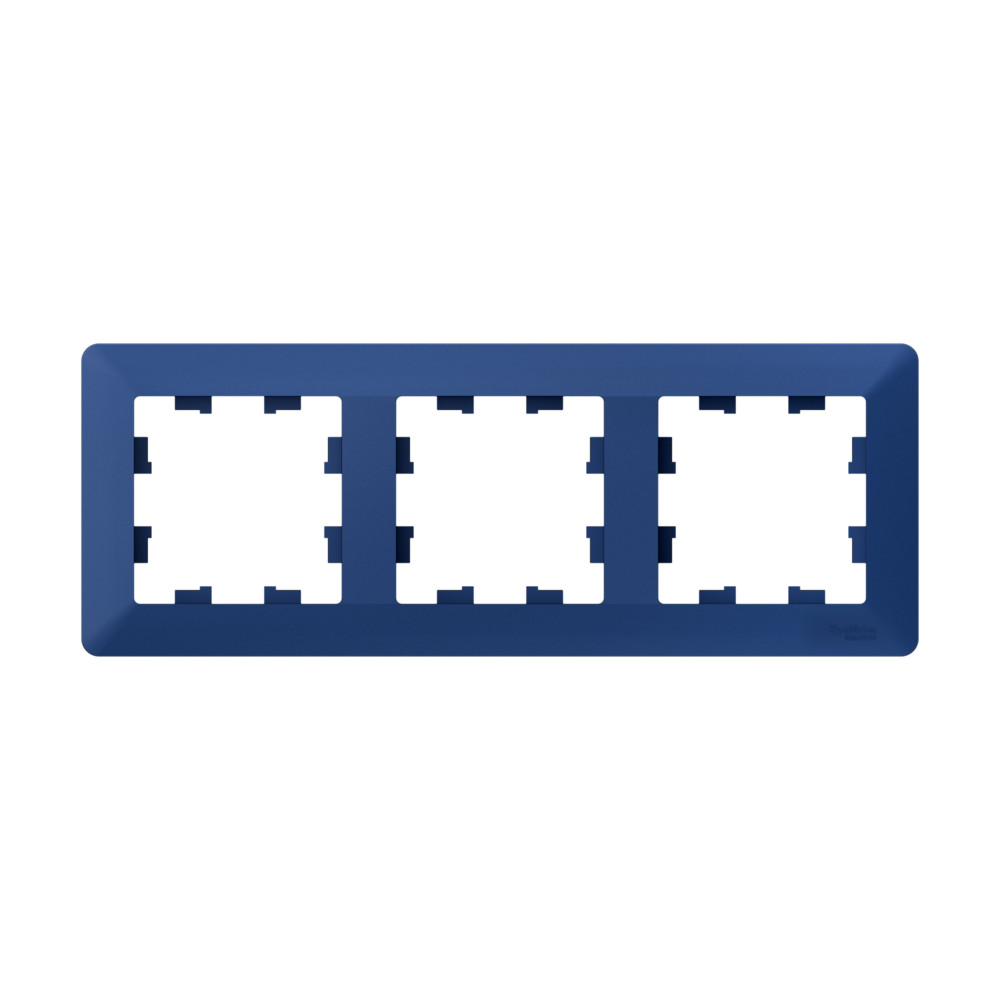 ATLASDESIGN AIR 3-постовая РАМКА, АКВАМАРИН/дымчатый черный