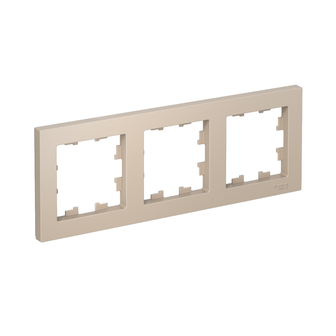 ATLASDESIGN рамка трехпостовая, универсальная, ПЕСОЧНЫЙ