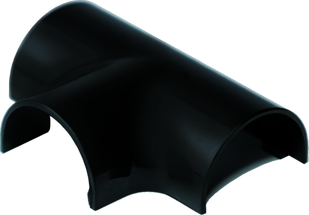 Тройник для кабель-канала 20х12 Антрацит MultiS t