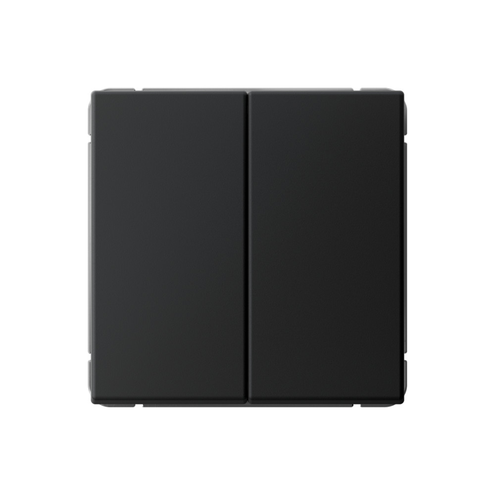 ARTGALLERY 2-клавишный ВЫКЛЮЧАТЕЛЬ, 10АХ, механизм, быстрозажимные клеммы, КАРБОН