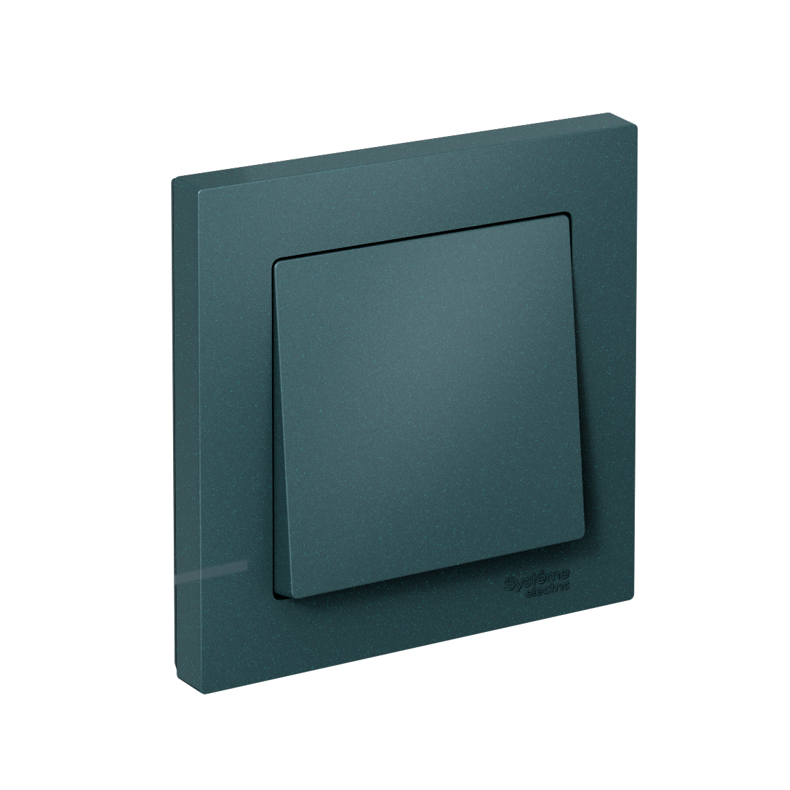 Выключатель одноклавишный ATLASDESIGN схема 1 10АХ в сборе изумруд