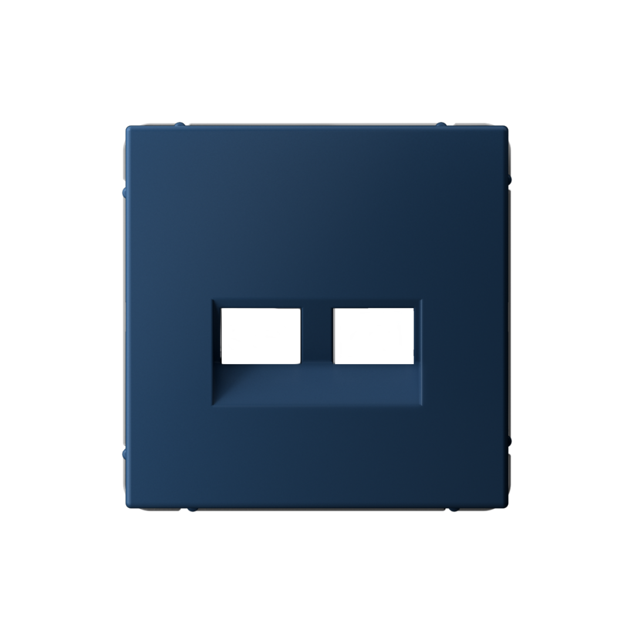 ARTGALLERY НАКЛАДКА двойная для информационных функций типа Keystone, АКВАМАРИН