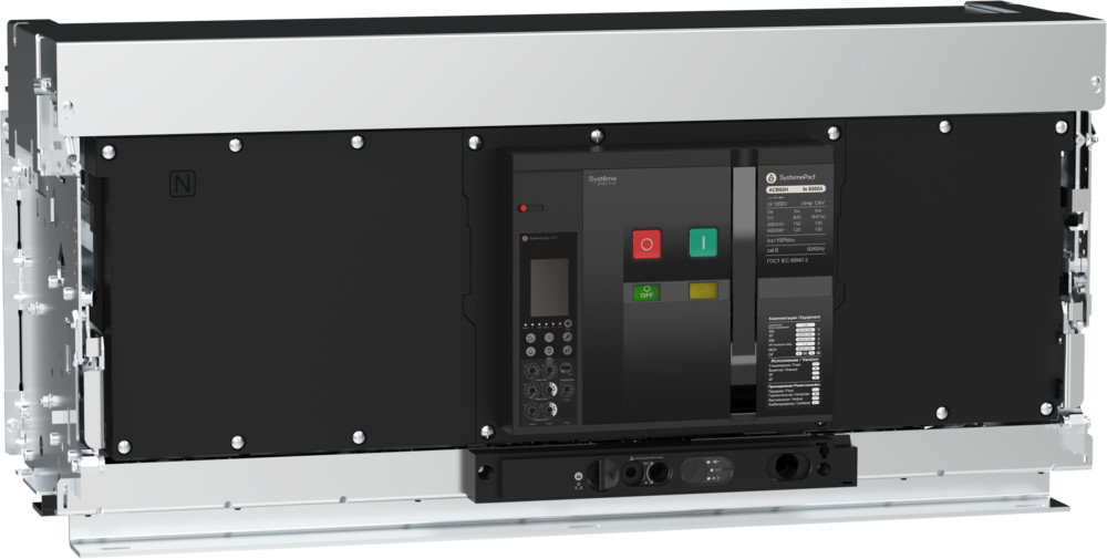 Выключатель автоматический воздушный SYSTEMEPACT ACB63H 5000A 4P 6.0H ВЫК,ГП MCH+MX+XF AC230V