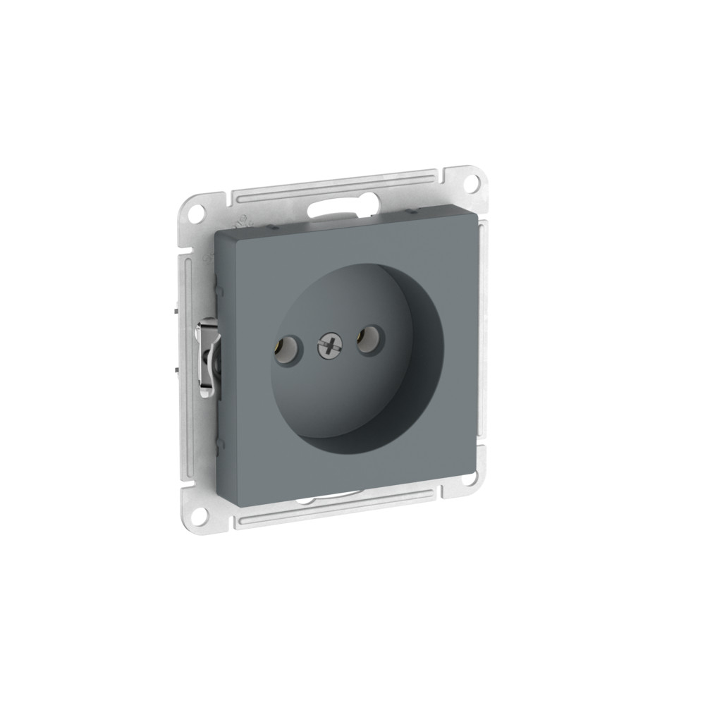 ATLASDESIGN РОЗЕТКА без заземления без шторок, 16А, быстрозажимные клеммы, ГРИФЕЛЬ