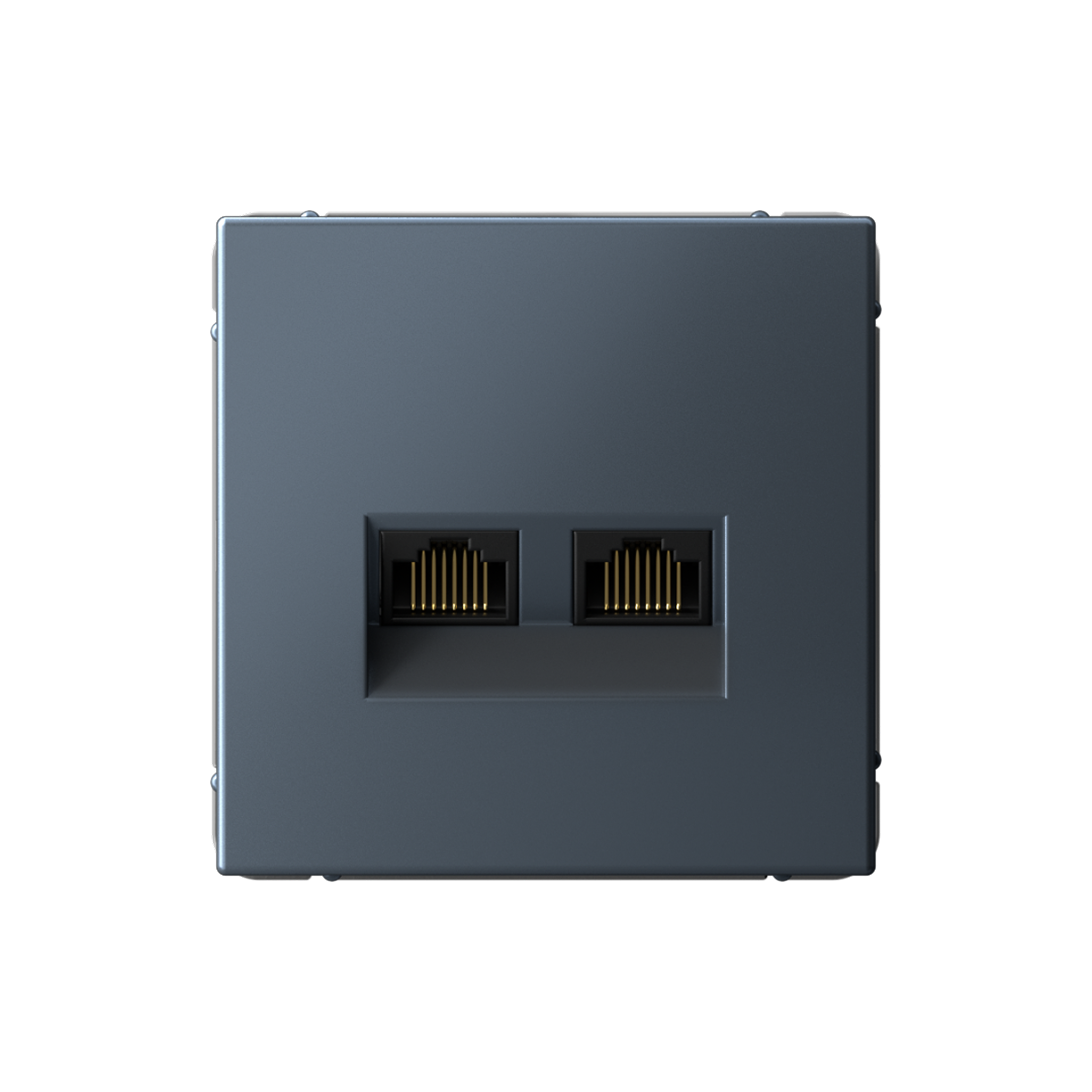 ARTGALLERY РОЗЕТКА двойная компьютерная RJ45+RJ45, кат. 5е, механизм, ГРИФЕЛЬ