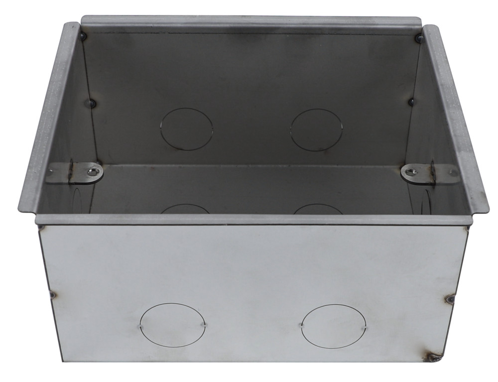 Коробка MultiDeS монтажная для бетонных полов для люка на 8 модулей СТАЛЬ