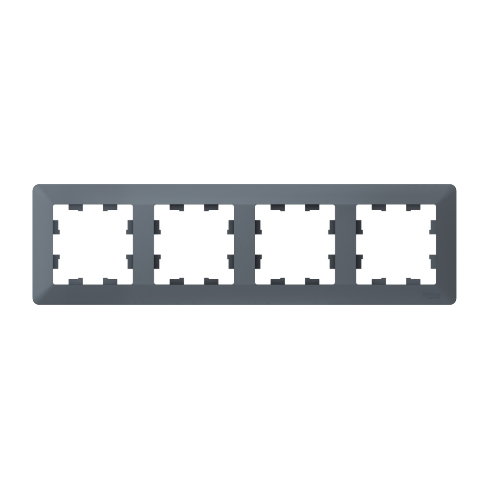 ATLASDESIGN AIR 4-постовая РАМКА, ГРИФЕЛЬ/дымчатый черный