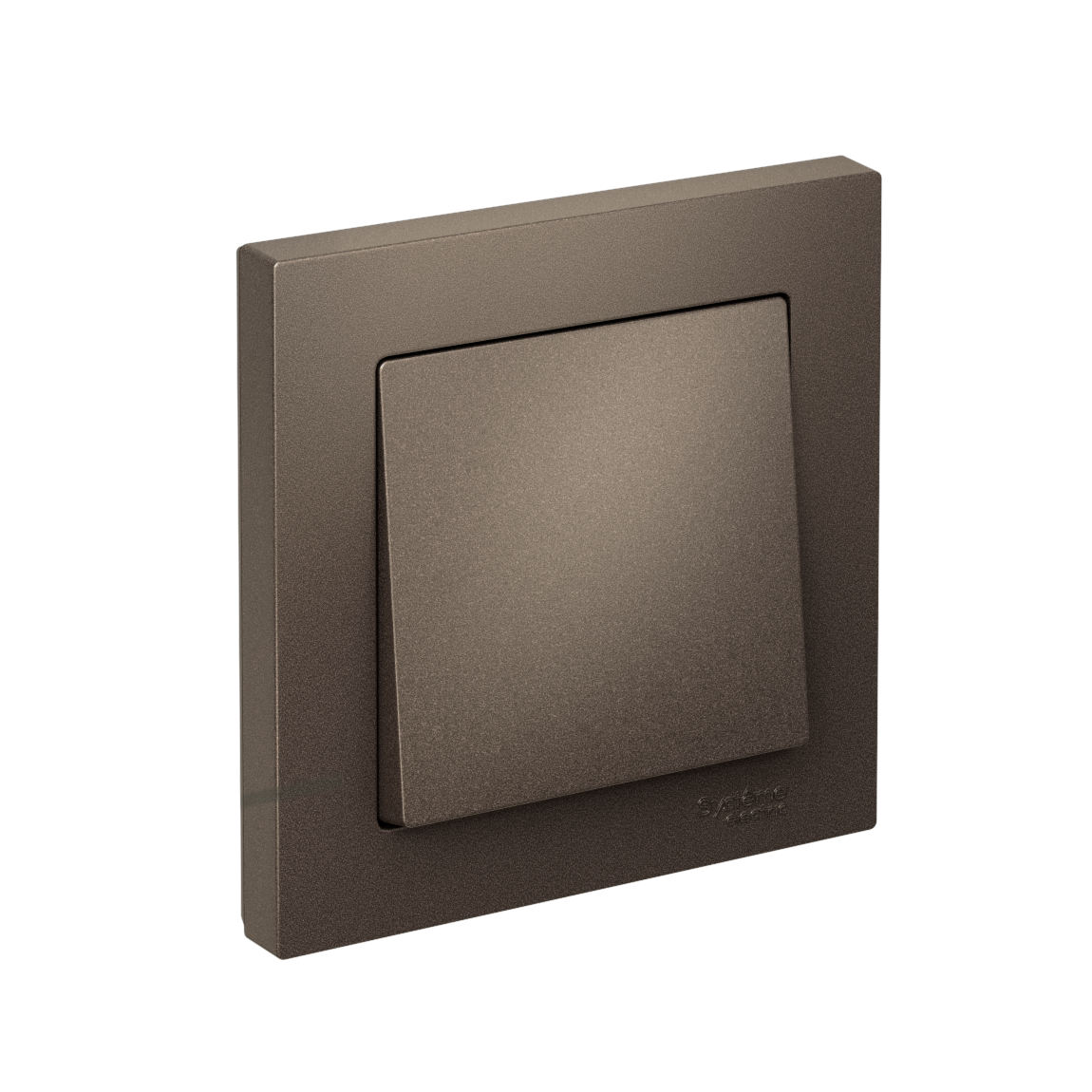 Выключатель одноклавишный ATLASDESIGN схема 1 10АХ в сборе мокко