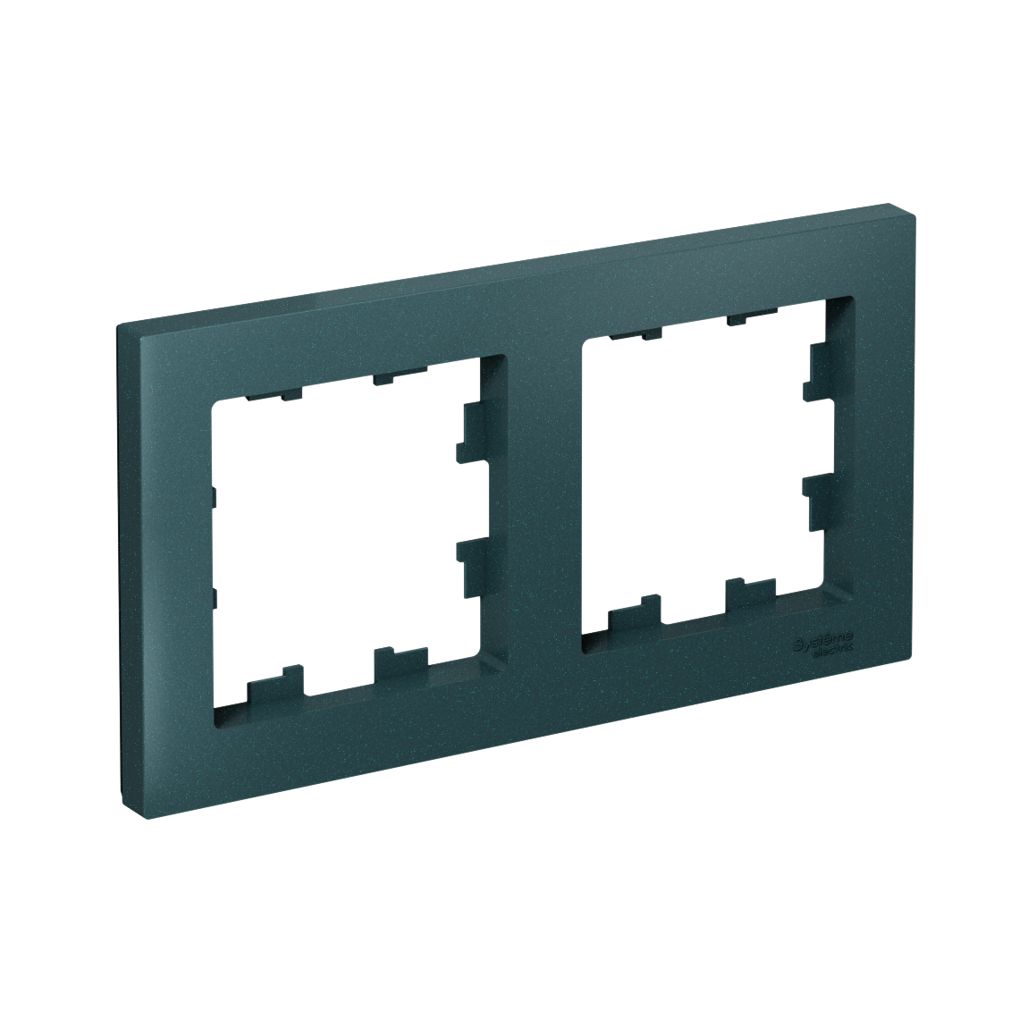 Рамка двухпостовая ATLASDESIGN универсальная изумруд