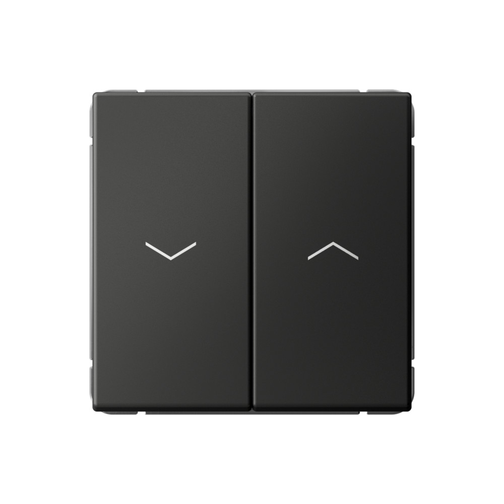 ARTGALLERY 2-клавишный ВЫКЛЮЧАТЕЛЬ ДЛЯ ЖАЛЮЗИ, 2х сх.4, 10А, механизм, быстрозажимные клеммы, БАЗАЛЬТ