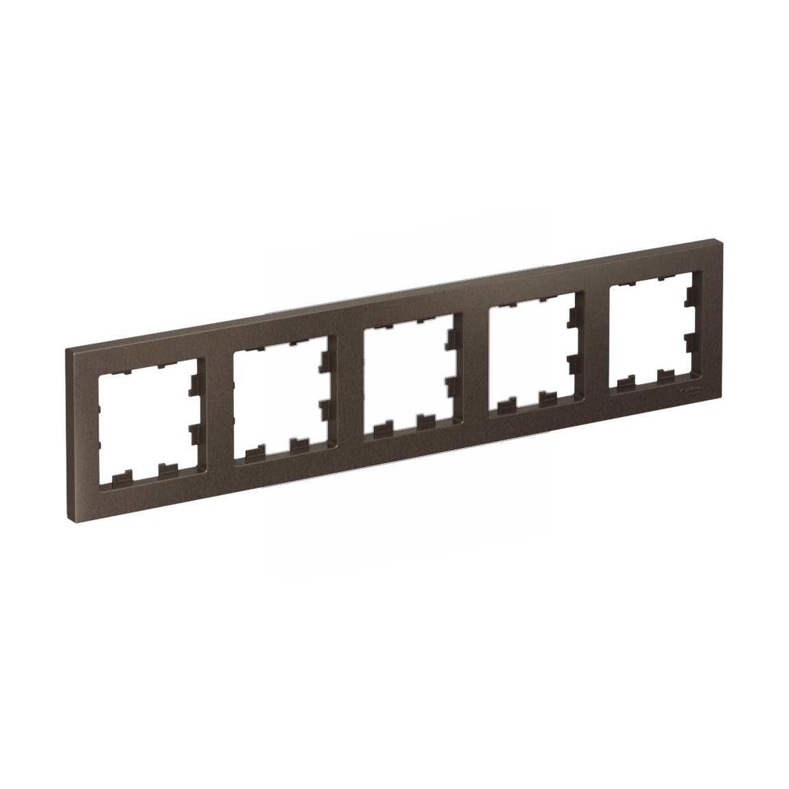 Рамка пятипостовая ATLASDESIGN универсальная мокко