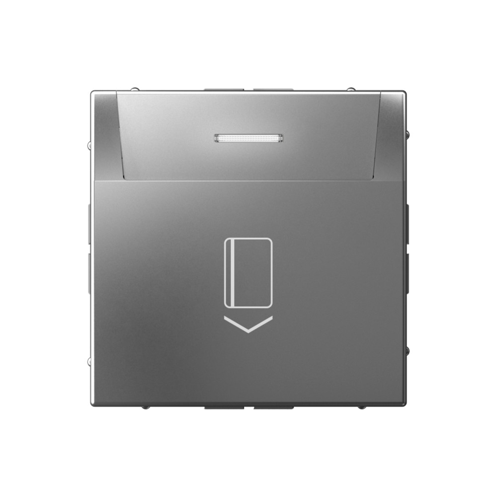 ARTGALLERY ВЫКЛЮЧАТЕЛЬ карточный 10А, без задержки времени, быстр.клемм., СТАЛЬ