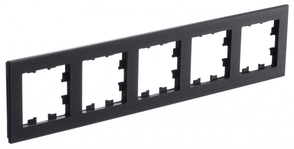 ATLASDESIGN NATURE рамка пятипостовая, МЕТАЛЛ ОНИКС