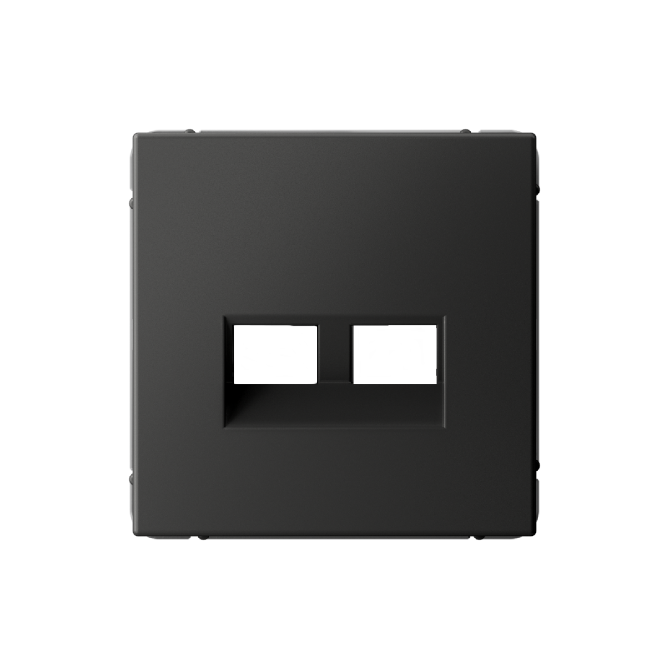 ARTGALLERY НАКЛАДКА двойная для информационных функций типа Keystone, БАЗАЛЬТ