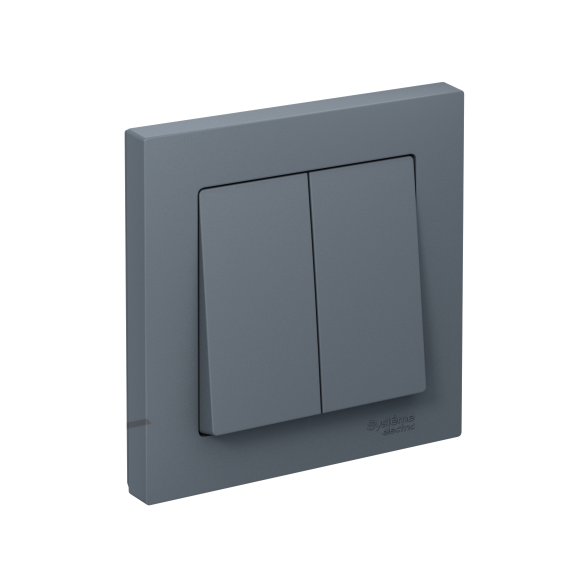 ATLASDESIGN 2-клавишный ВЫКЛЮЧАТЕЛЬ, сх.5, 10АХ, в сборе, быстрозажимные клеммы, ГРИФЕЛЬ