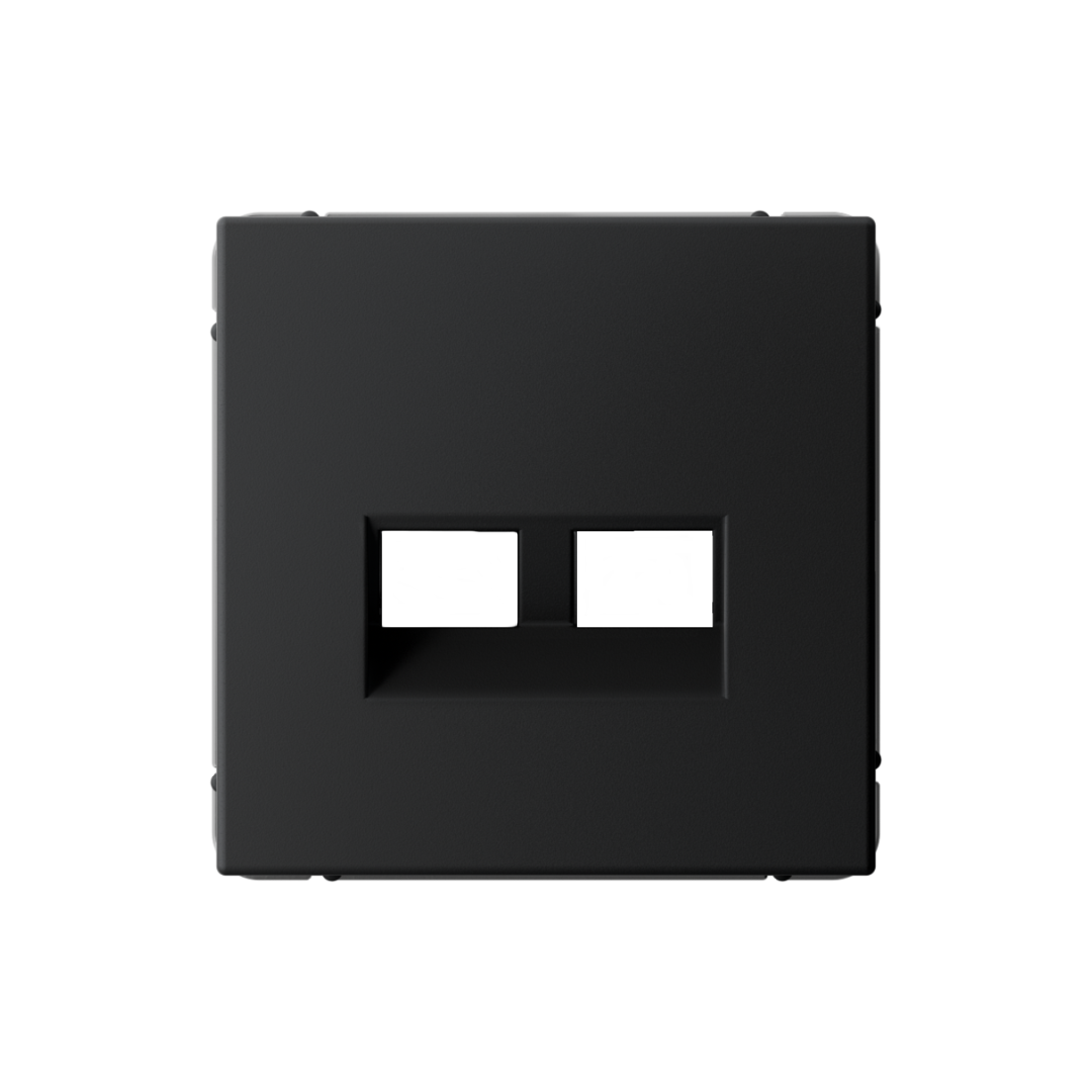 ARTGALLERY НАКЛАДКА двойная для информационных функций типа Keystone, КАРБОН