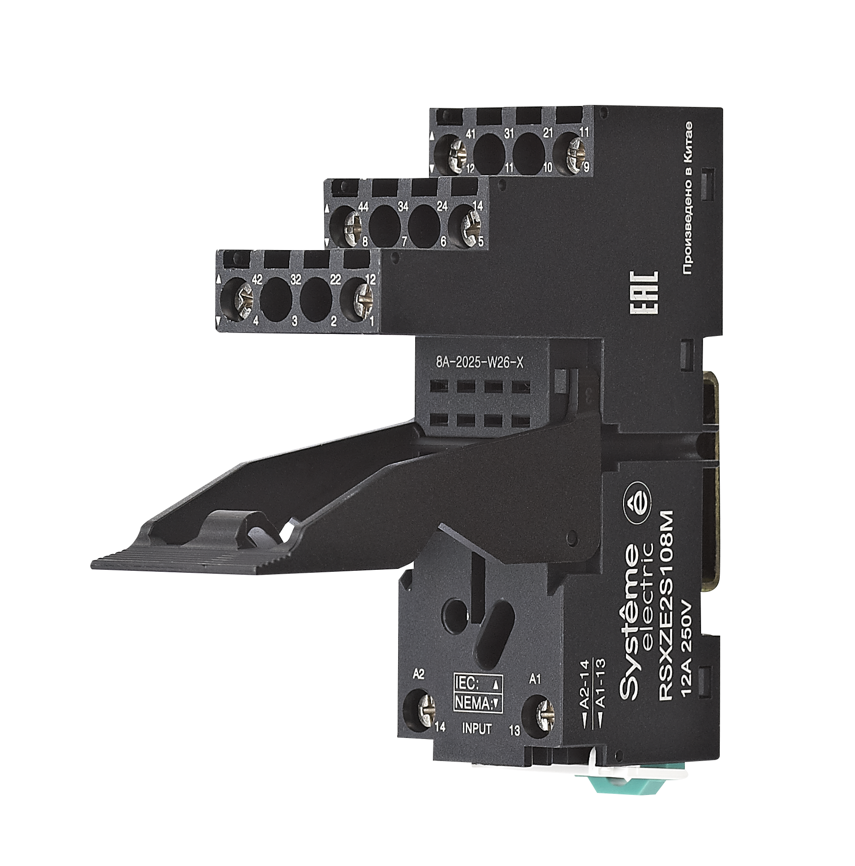 Разъем модульный 2СО 12А для промежуточного реле 2СО 12А (без реле)