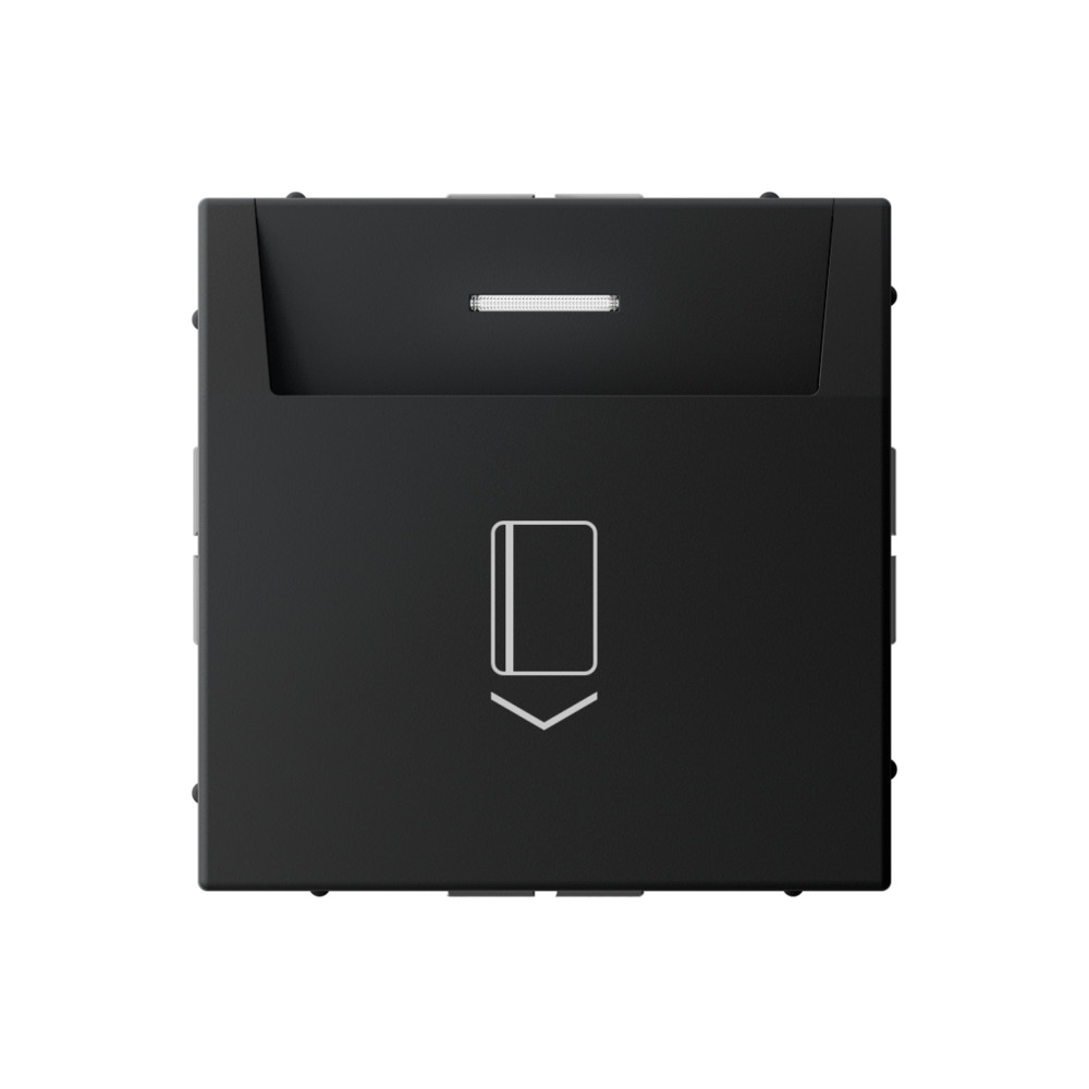 ARTGALLERY ВЫКЛЮЧАТЕЛЬ карточный 10А, без задержки времени, быстр.клемм., КАРБОН