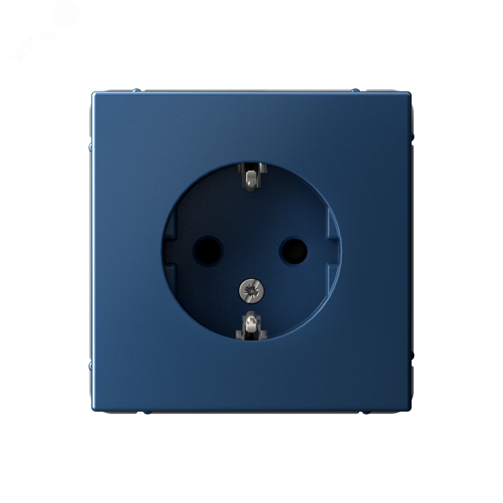 Изображение товара ARTGALLERY розетка с заземлением со шторками, 16А, механизм, аквамарин (шт)