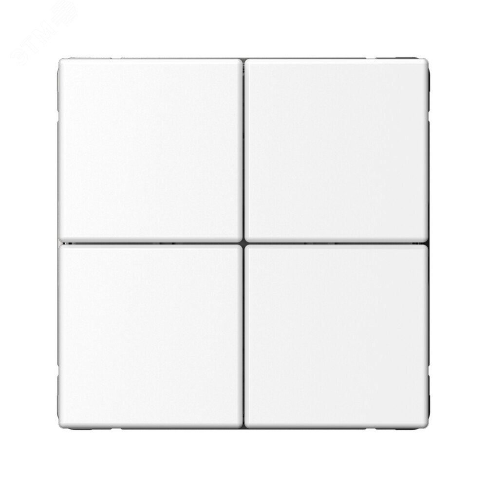 Изображение товара ARTGALLERY 4-клавишный ВЫКЛЮЧАТЕЛЬ СЦЕНАРНЫЙ, сх. 1, БЕЛЫЙ (шт)