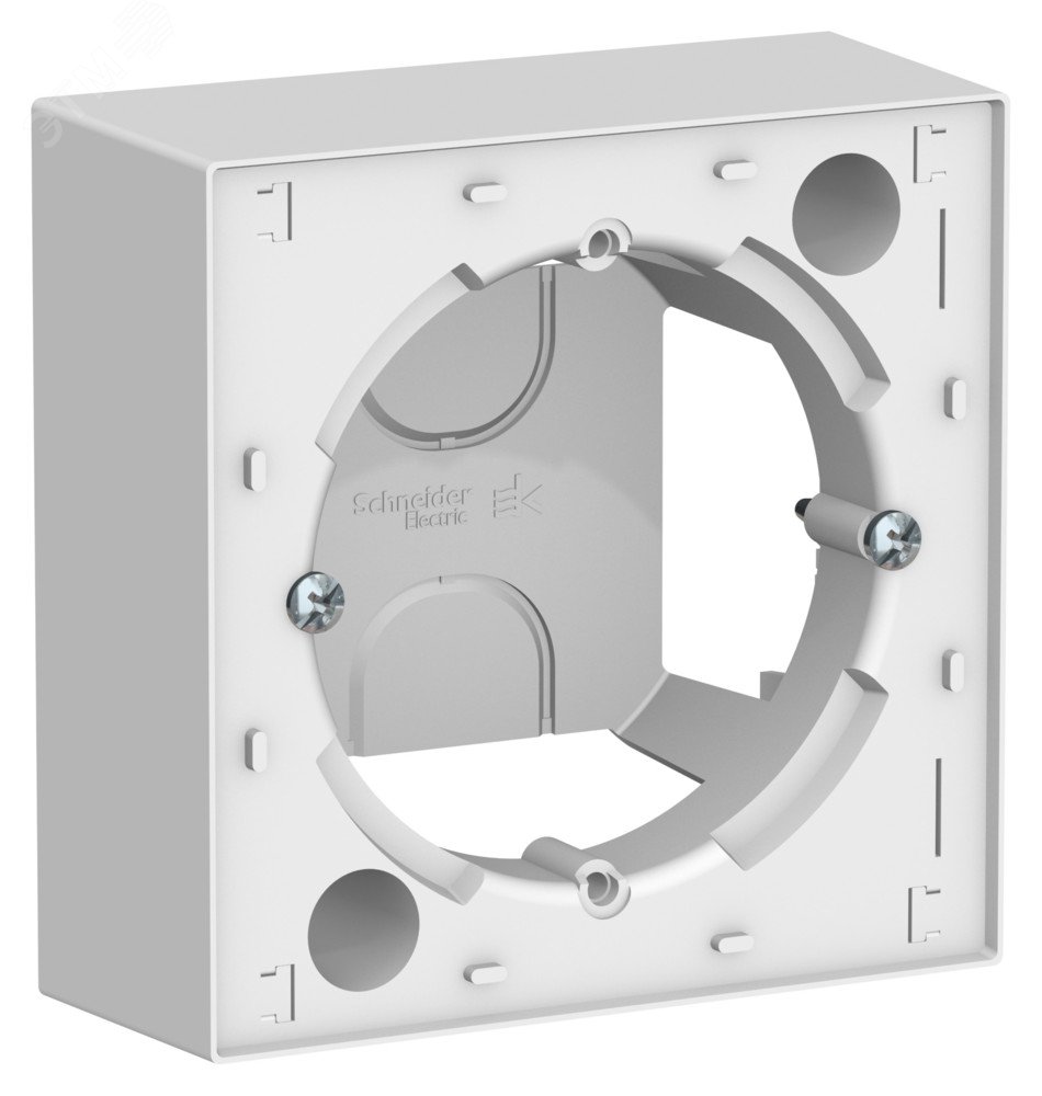Изображение товара Коробка наружного монтажа AtlasDesign Лотос Schneider Electric для скрытых и открытых установок