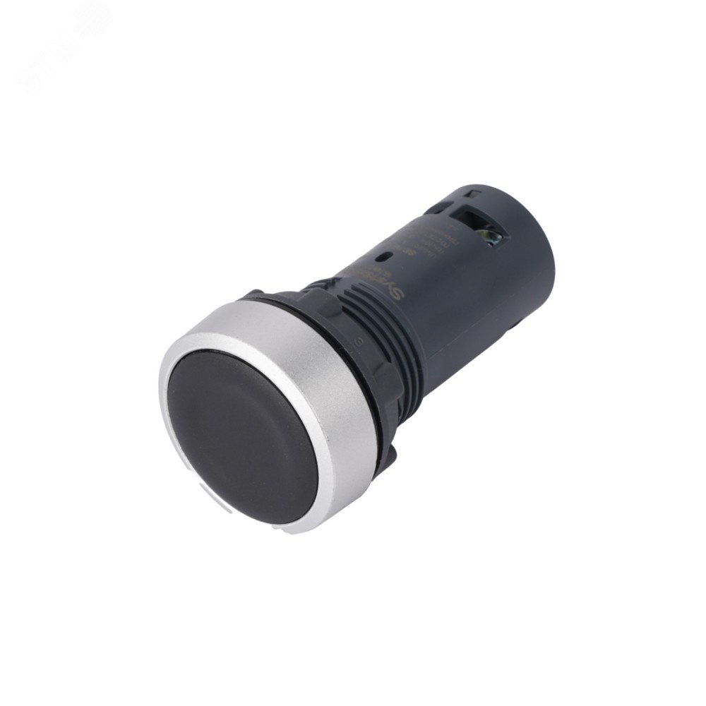 Изображение товара Кнопка SB7 моноблочная 22мм черная с возвратом IP65 для промышленного использования