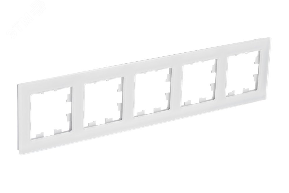 Изображение товара ATLASDESIGN NATURE 5-постовая РАМКА, НАТУРАЛЬНОЕ СТЕКЛО, БЕЛЫЙ (шт)