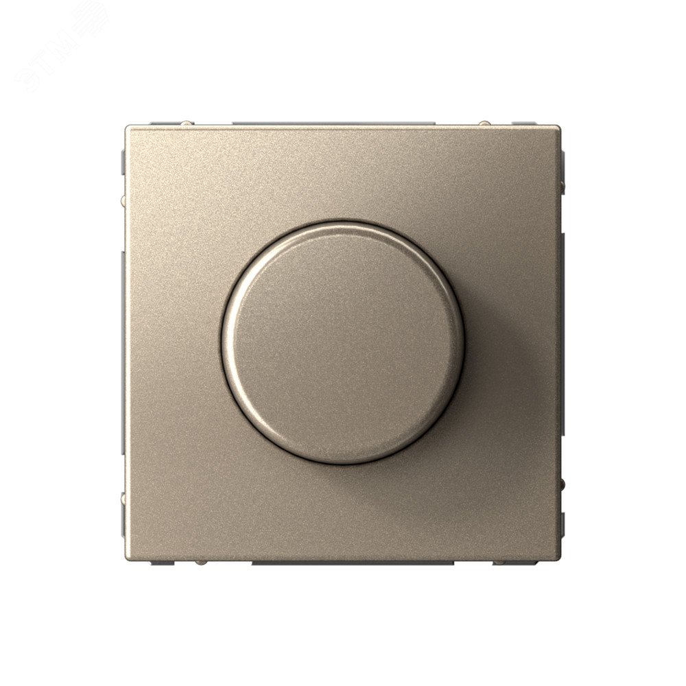 Изображение товара ARTGALLERY светорегулятор (диммер) повор-нажим, LED, RC, 400Вт, механизм, шампань (шт)