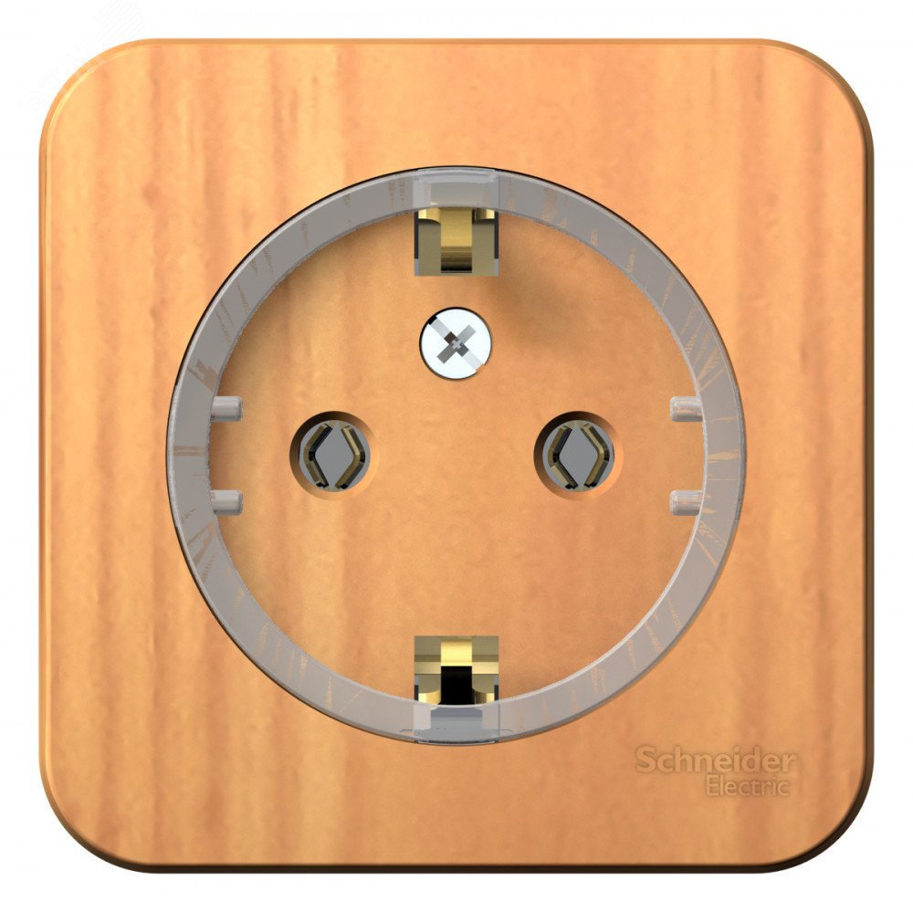 Изображение товара Розетка наружная Blanca с заземлением ясень 16А 250В открытая установка