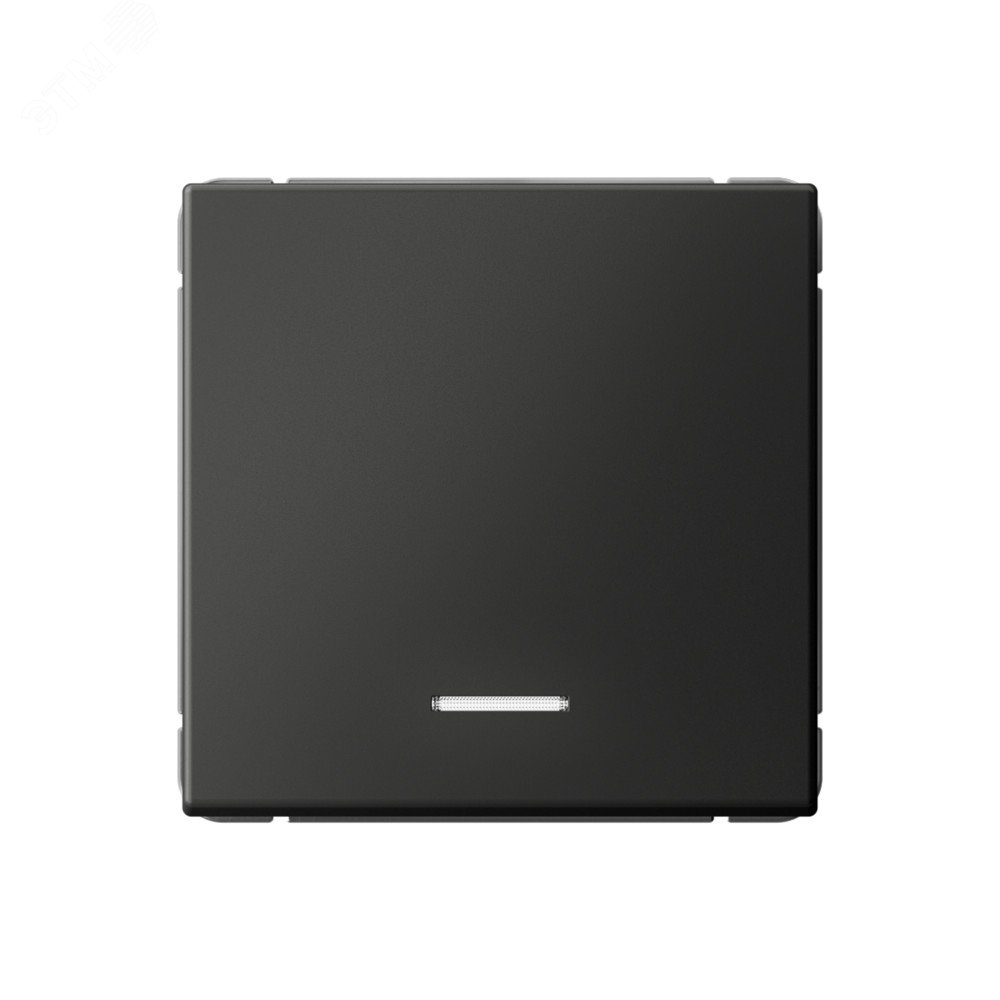 Изображение товара Выключатель 1-клавишный с подсветкой серия ArtGallery базальт 220 В 10 А