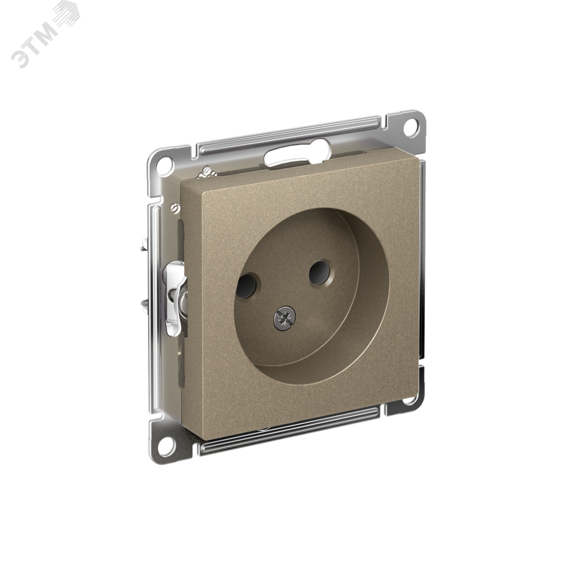 Изображение товара Розетка Systeme Electric AtlasDesign без заземления шампань 16А
