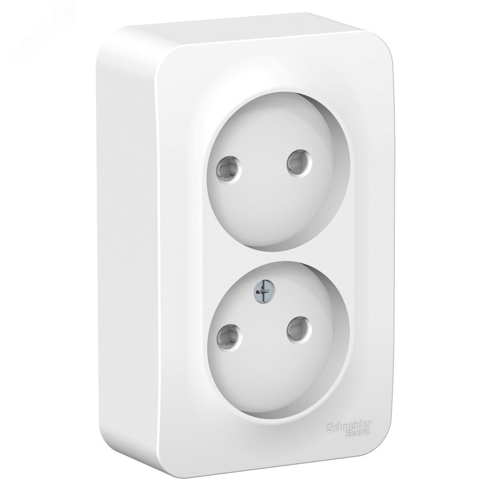 Изображение товара Розетка BLANCA наружная двойная без заземления 16А 250В белый