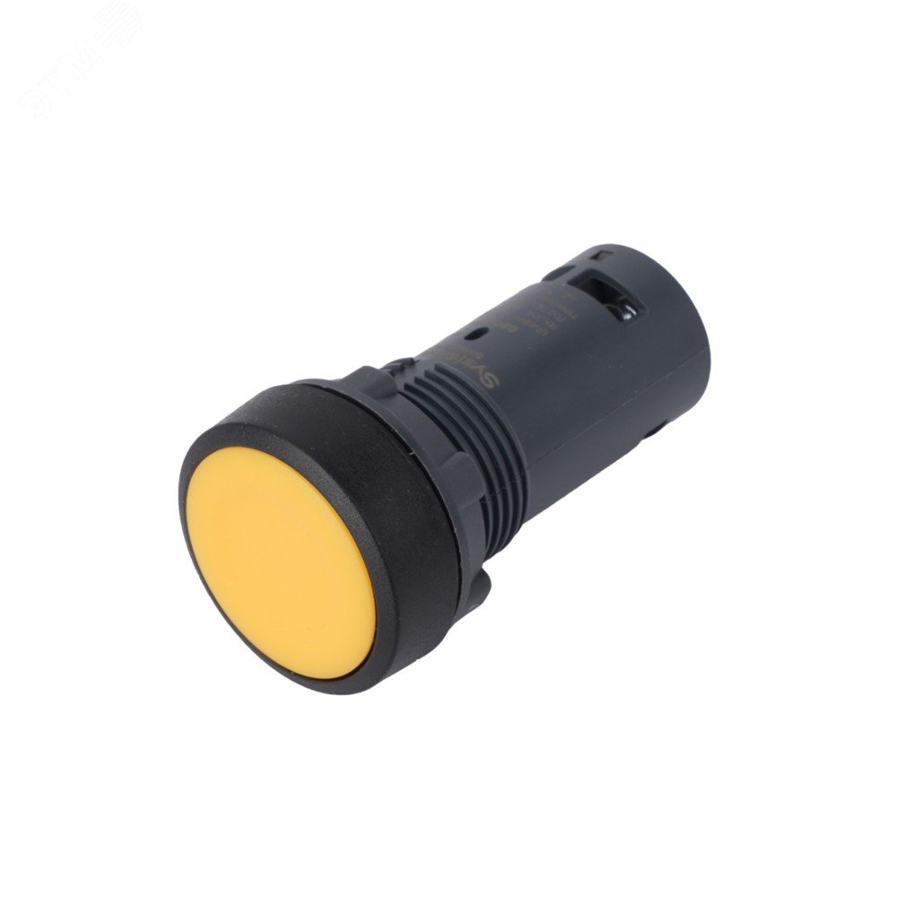 Изображение товара Кнопка SB7 моноблочная 22мм черная с возвратом, IP65