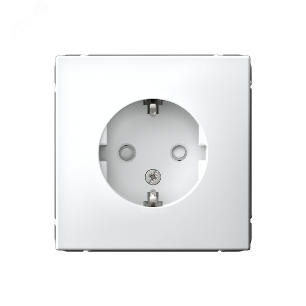 Изображение товара ARTGALLERY розетка с заземлением со шторками, 16А, механизм, белый (шт)