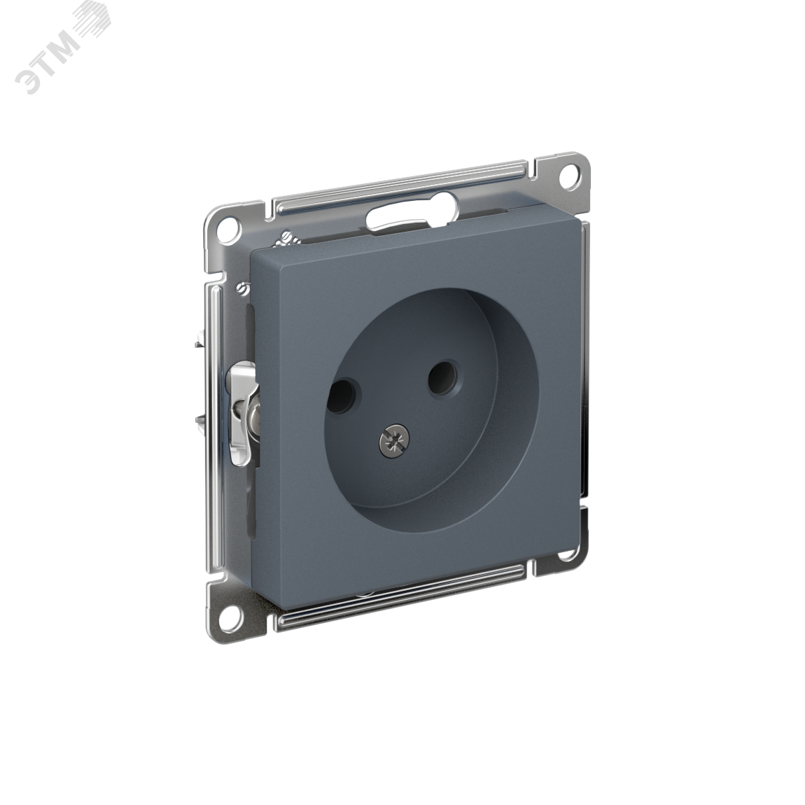 Изображение товара Розетка без заземления 16А серия AtlasDesign Systeme Electric серый