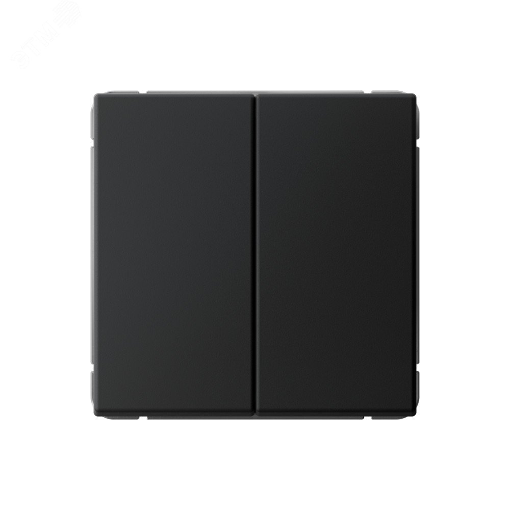 Изображение товара Переключатель ARTGALLERY 2-клавишный с быстрозажимами и цветом карбон