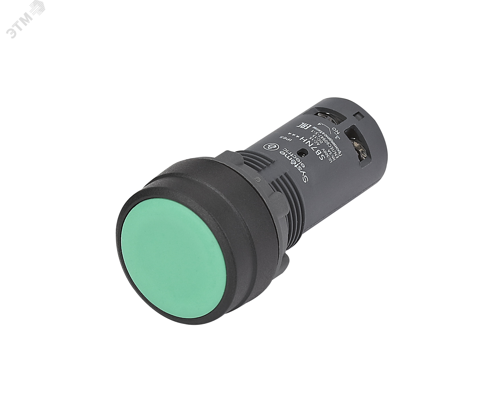 Изображение товара SB7 моноблочная кнопка зеленая 22 мм IP65