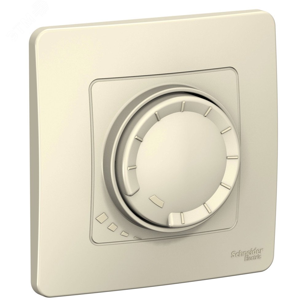 Изображение товара BLANCA скрытой установки светорегулятор диммер поворотно-нажимной 400Вт молочный