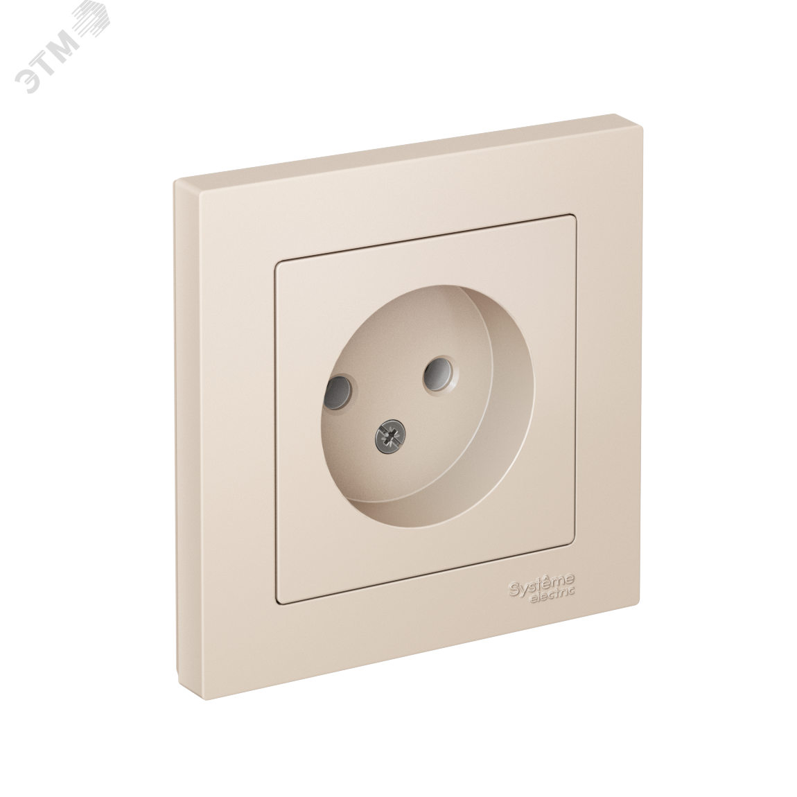 Изображение товара Розетка Systeme Electric AtlasDesign без заземления 16А бежевый