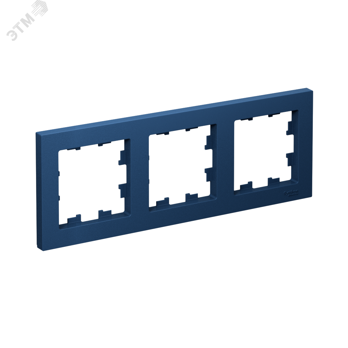 Изображение товара Рамка трехпостовая AtlasDesign аквамарин для электроустановочных изделий