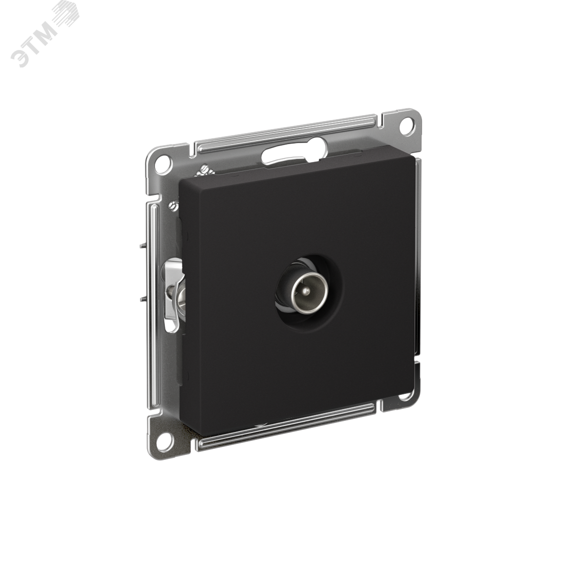 Изображение товара Антенна ATLASDESIGN TV коннектор механизм карбон монтаж скрытый IP20