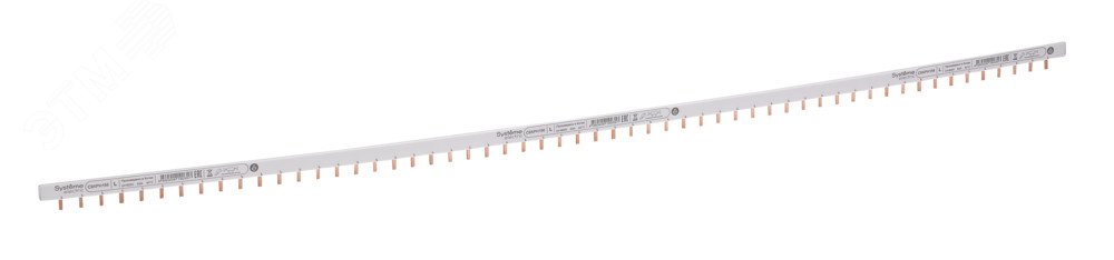 Изображение товара Гребенчатая шина City9 Set 56 модулей 63А светло-серая для электрощитка