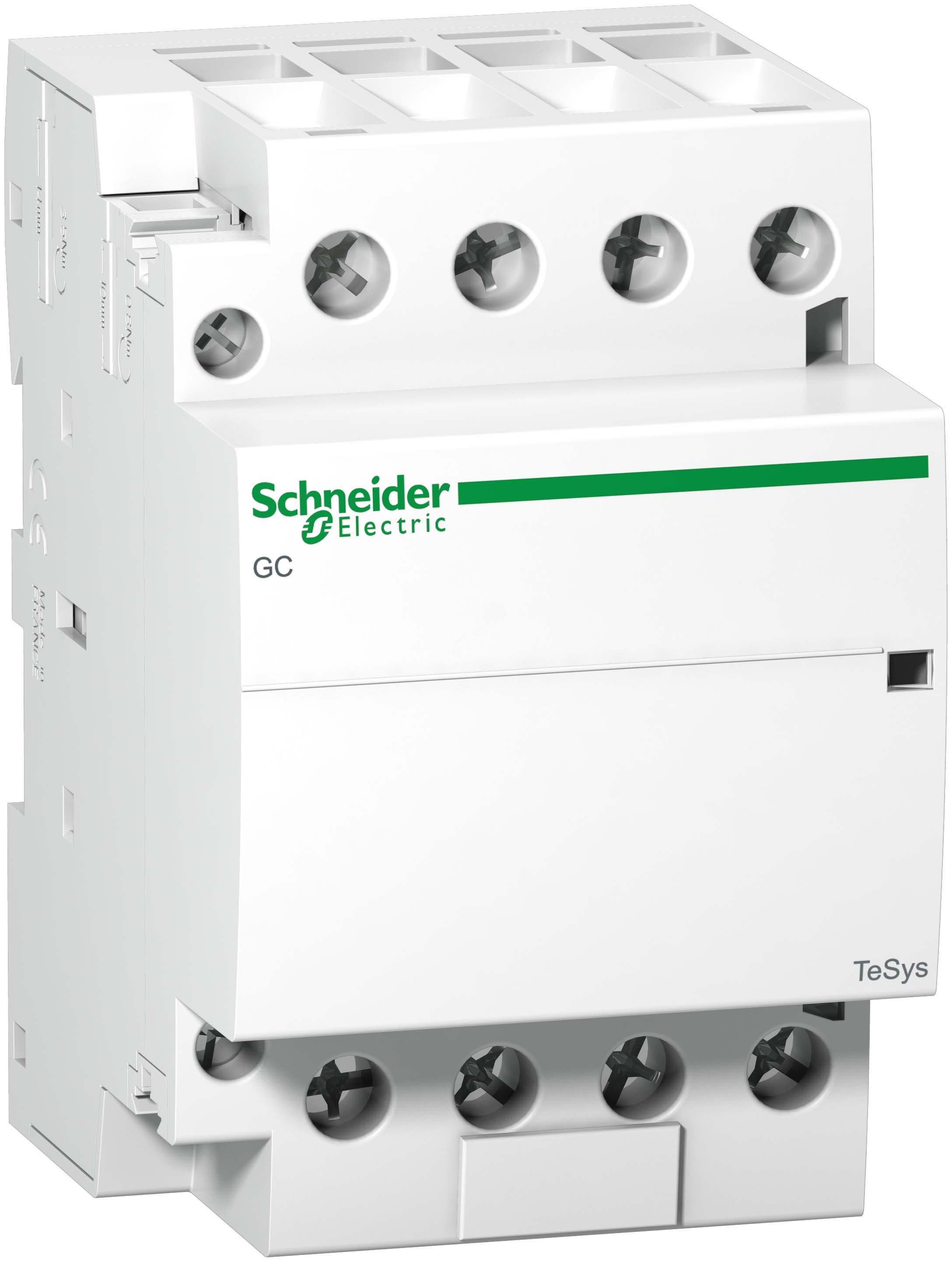 Контактор модульный 4п 2НО+2НЗ 40А 220В 50Гц (4шт) (GC4022M5) Schneider ...