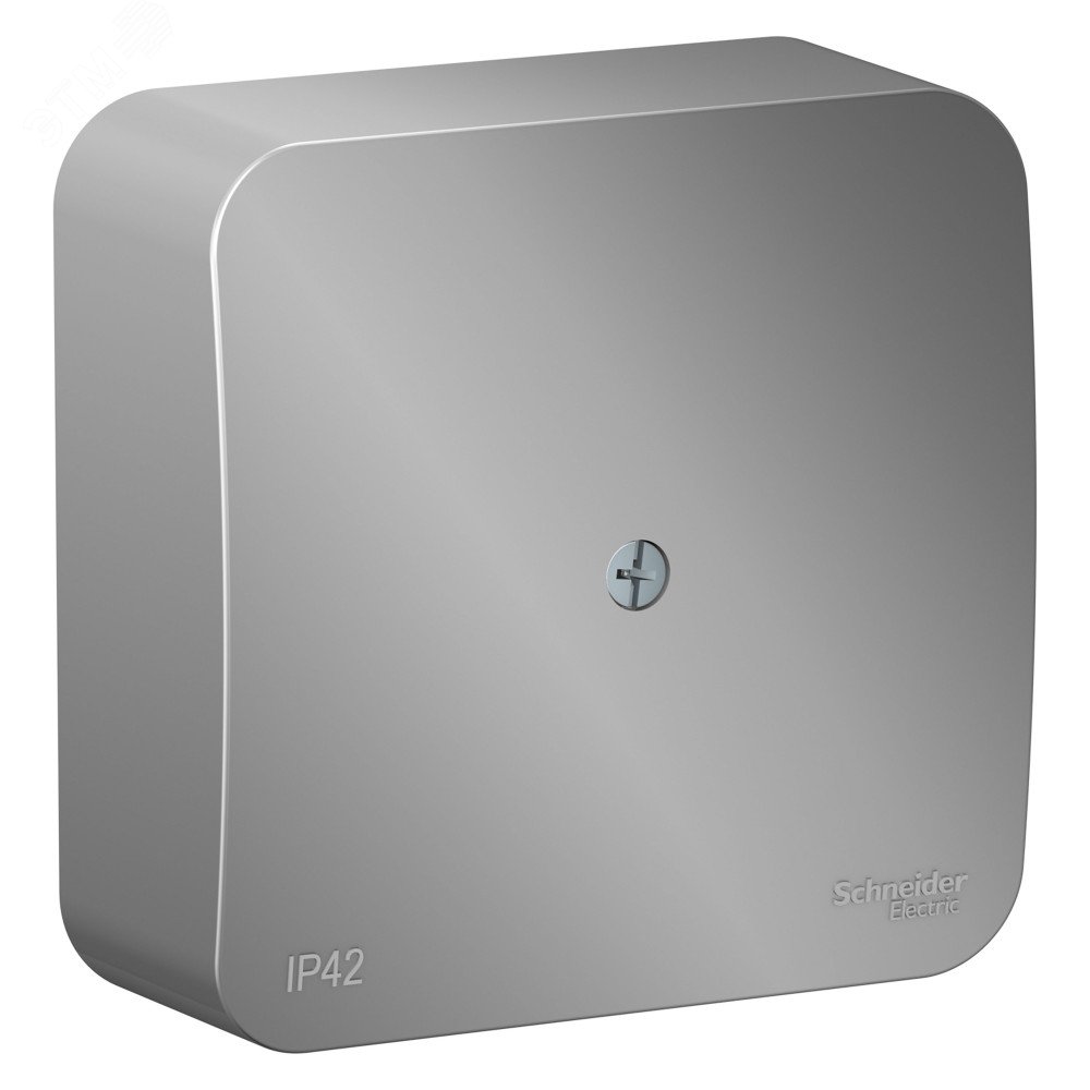 Изображение товара Коробка распределительная BLANCA из алюминия IP42 75x75x30 мм от Systeme Electric