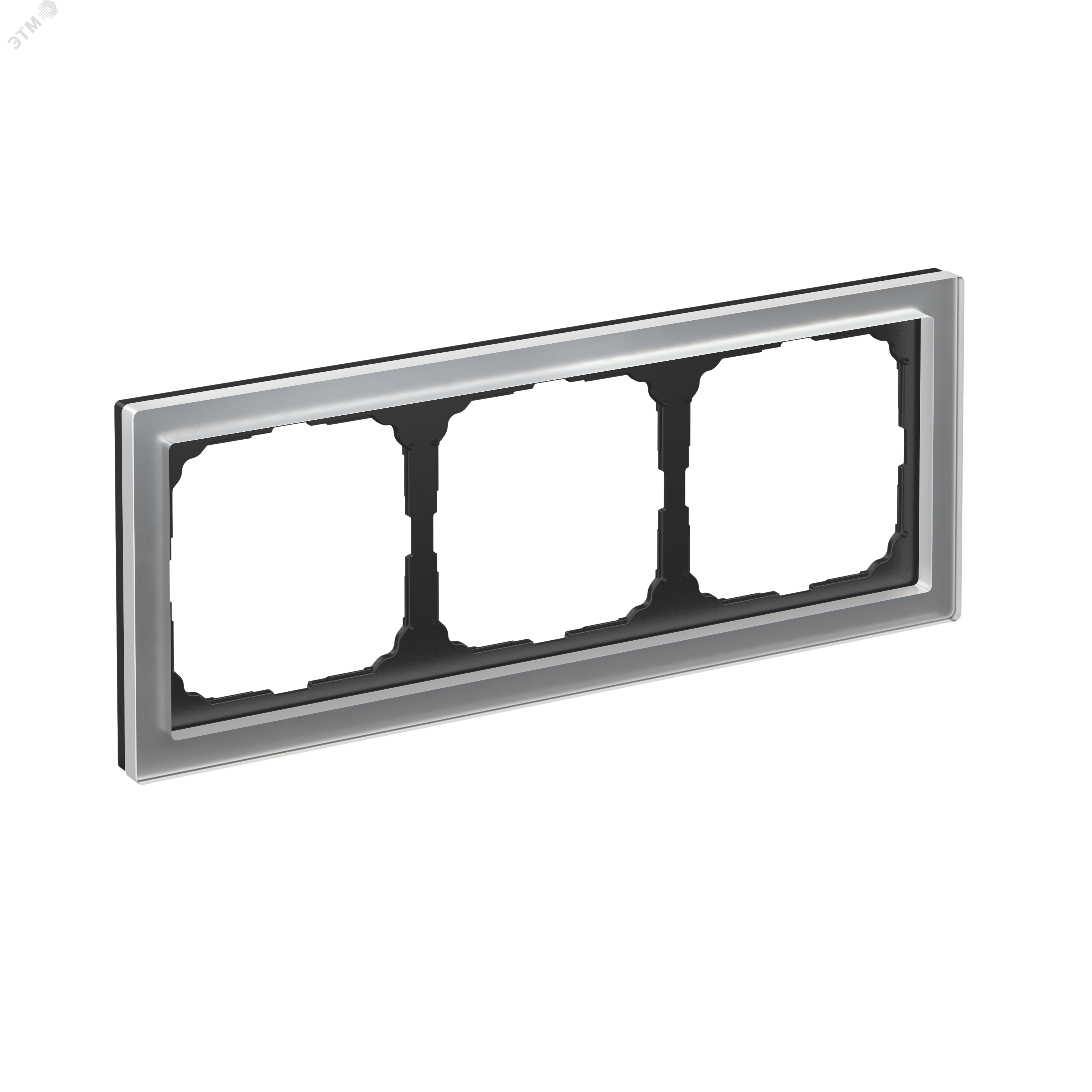 Изображение товара 3-постовая рамка из органического стекла и алюминия ArtGallery Pure