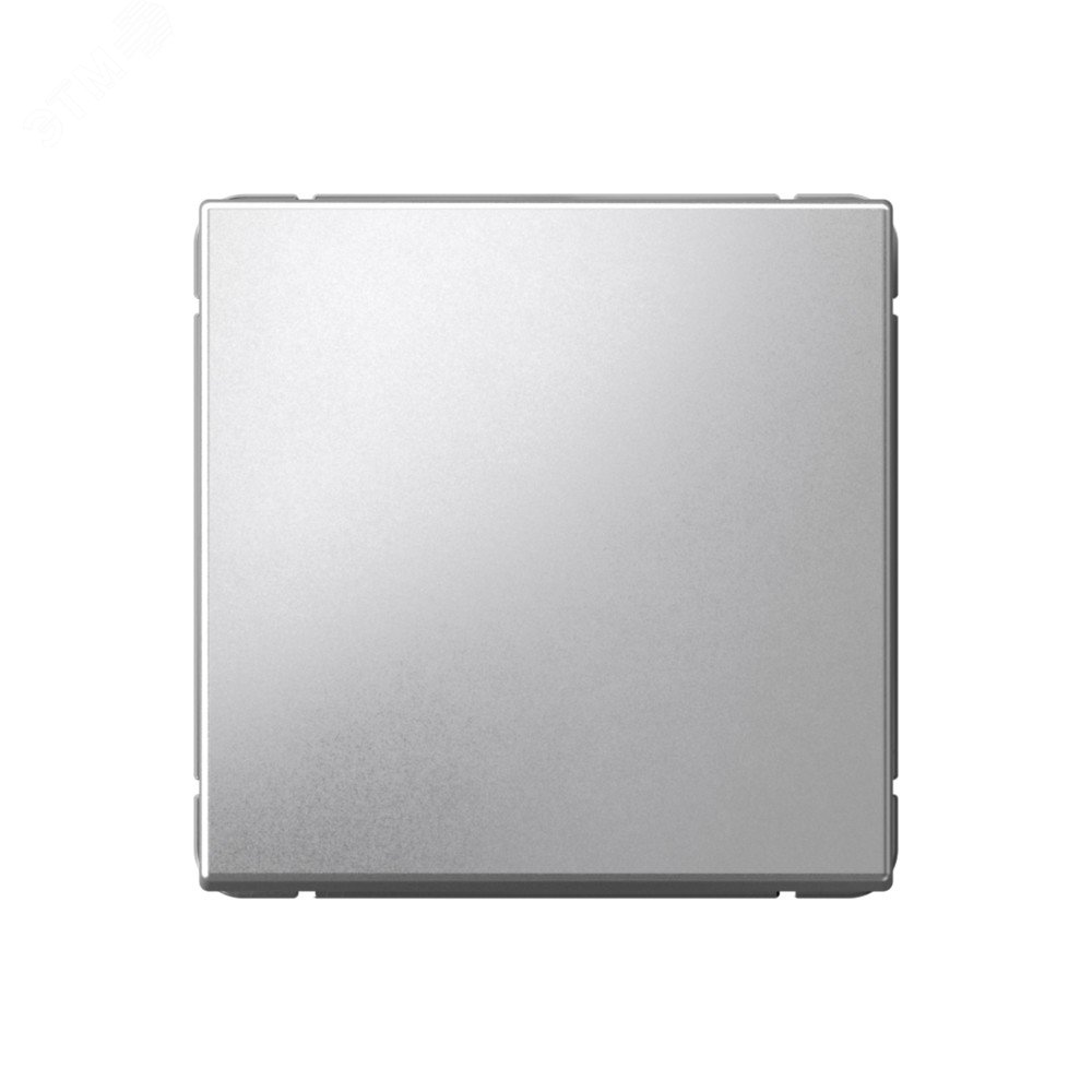 Изображение товара Выключатель кнопочный 1-клавишный алюминий IP20 10А Systeme Electric серия ARTGALLERY