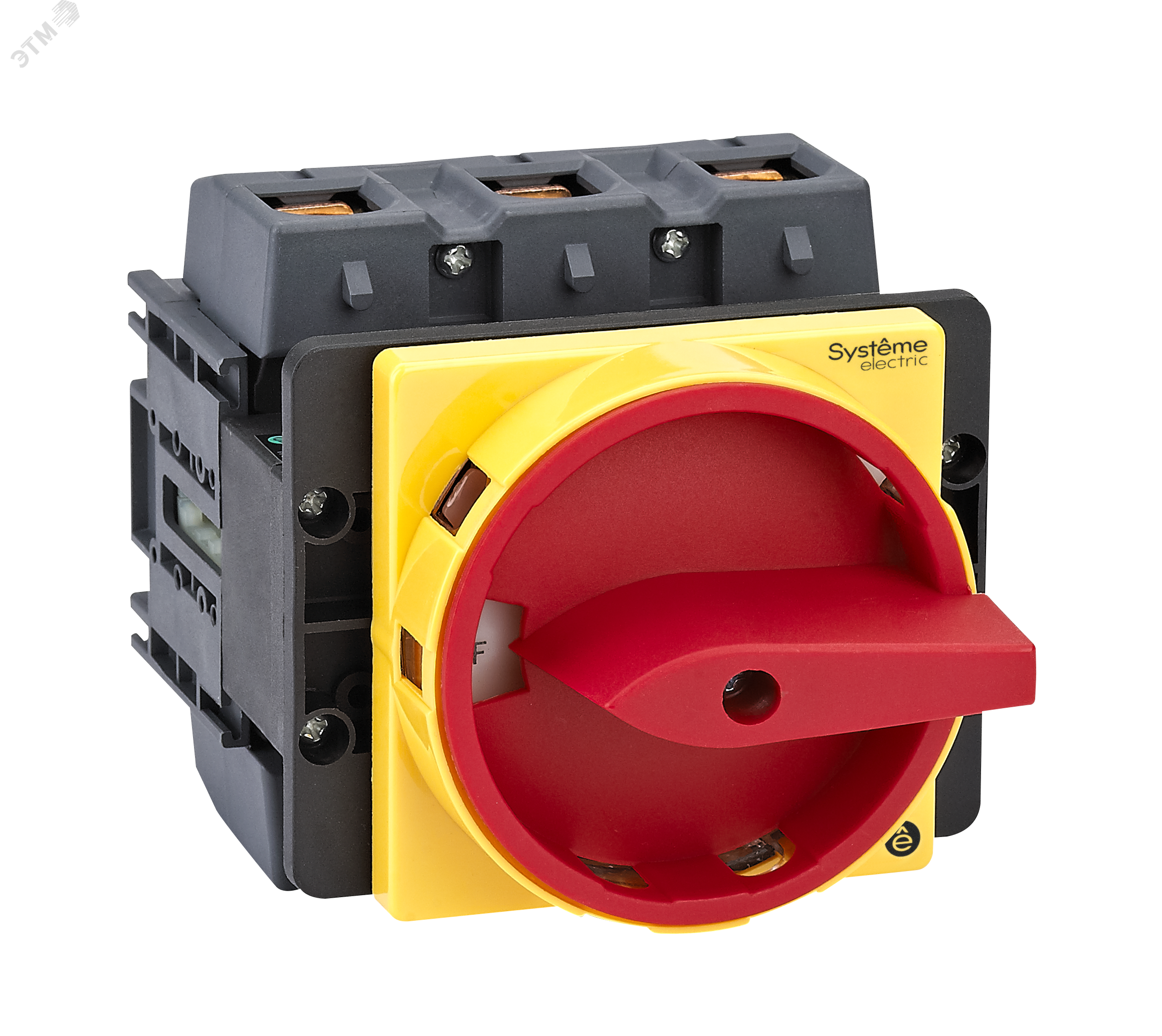 Изображение товара Выключатель-разъединитель 3P 175A с красной рукояткой для промышленных установок