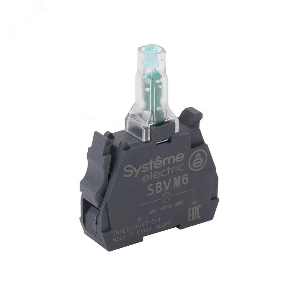 Изображение товара Световой блок синий LED 230-240В для промышленного использования